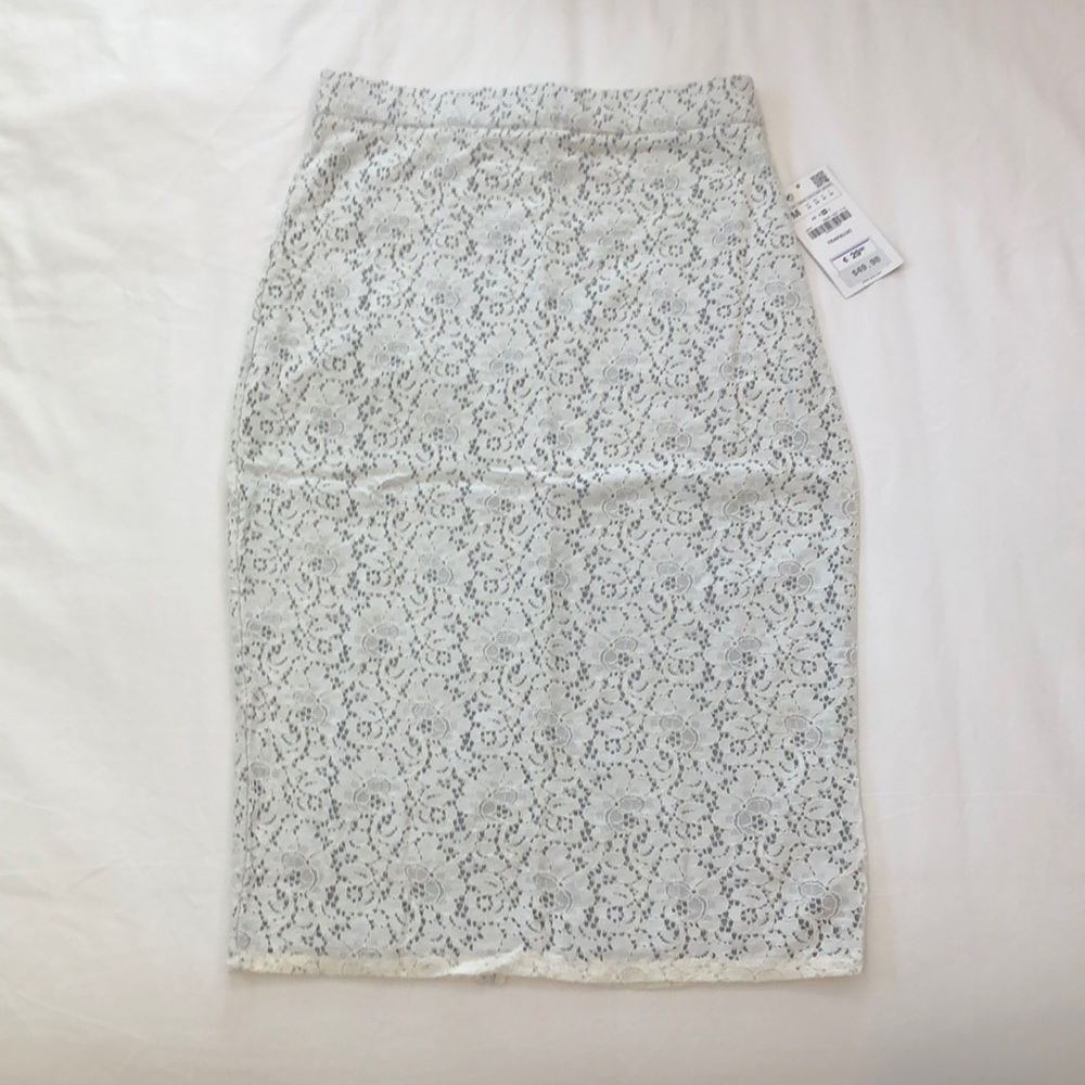 Zara Lace Skirt Medium